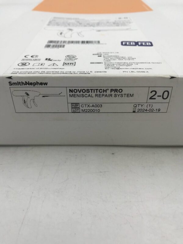 Smith&Nephew CTX-A003 Novostitch Pro Meniscal Repair System 2-0 (X)