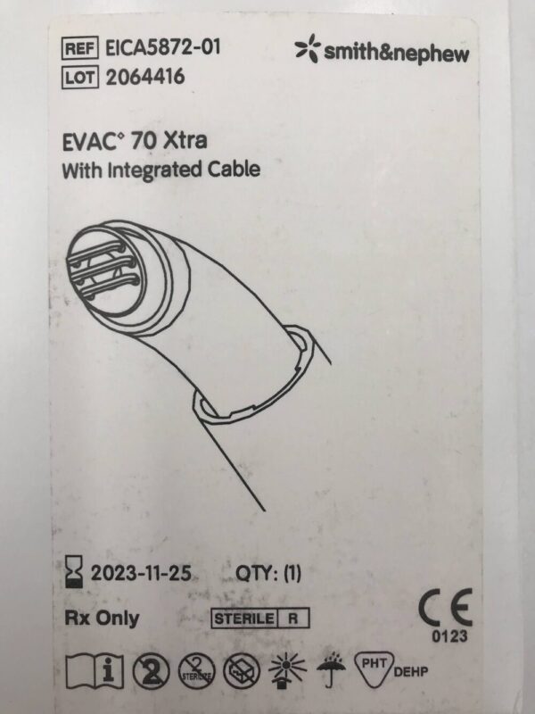 Smith&Nephew EICA5872-01 EVAC 70 Xtra with Integrated Cable (X)