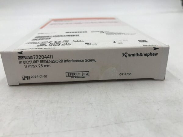 Smith&Nephew 72204411 Biosure Regenesorb Interference Screw 11mm x 25mm (X)