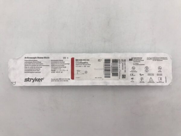 Stryker 0485-840-000 CrossBlade XL Diamond Round Bur 4.0mm x 180mm (X)