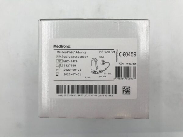 Medtronic MMT-242A MiniMed Mio Advance Infusion Set (10/Box) (X)