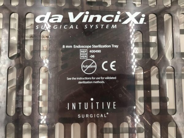Intuitive Surgical 400490 Da Vinci  Xi 8mm Endoscope Sterilization Tray (USED)