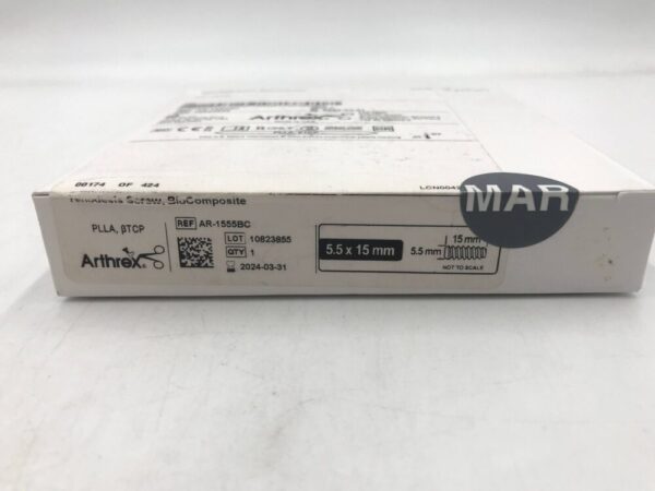 Arthrex AR-1555BC Tenodesis Screw Biocomposite 5.5 x 15mm (X)