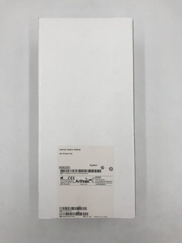 Arthrex AR-6530N Cannula Twist-In Notched 8.25mm ID x 7cm (5/Box) (X)