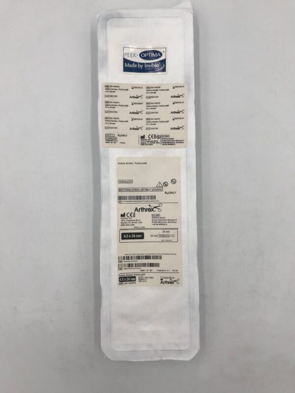 Arthrex AR-1922PS Suture Anchor PushLock 4.5 x 24mm (X)