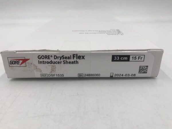 Gore DSF1533 DrySeal Flex Introducer Sheath 33cm 15Fr (X)