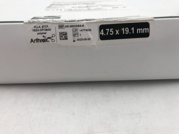 Arthrex AR-2600SBS-8 SpeedBridge Implant System with Scorpion-Multifire Needle 4.75x1.91mm (X)