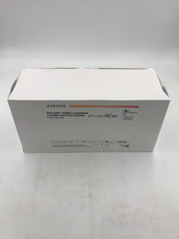 AVANOS 2270135 Ballard Turbo-Cleaning Closed Suction System Tracheostomy 14F (10/Box)