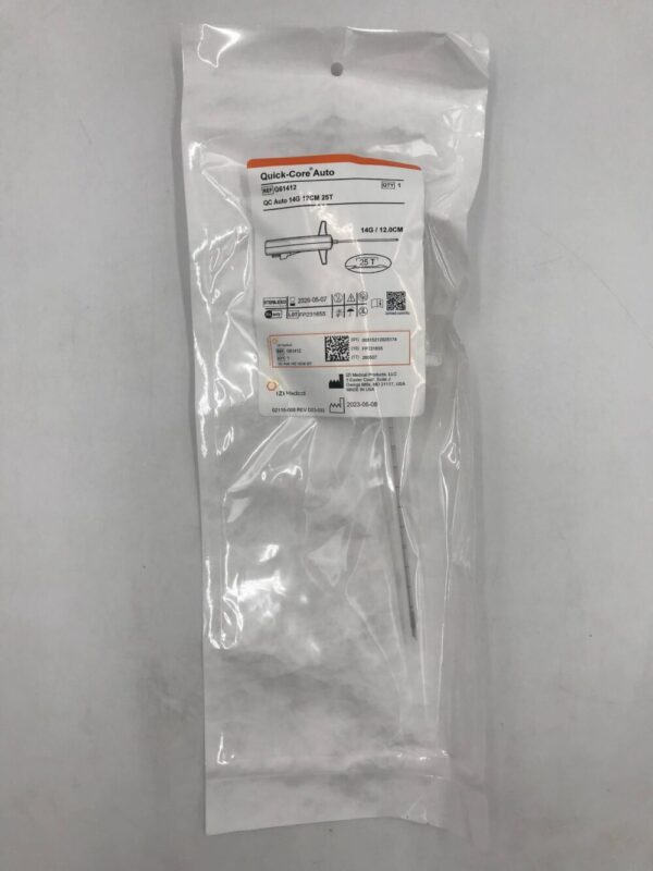 IZI Medical G61412 Quick-Core Auto 14G 12cm 25T