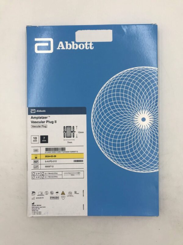 ABBOTT 9-AVP2-010 Amplatzer Vascular Plug II 10mm x 7mm(X)