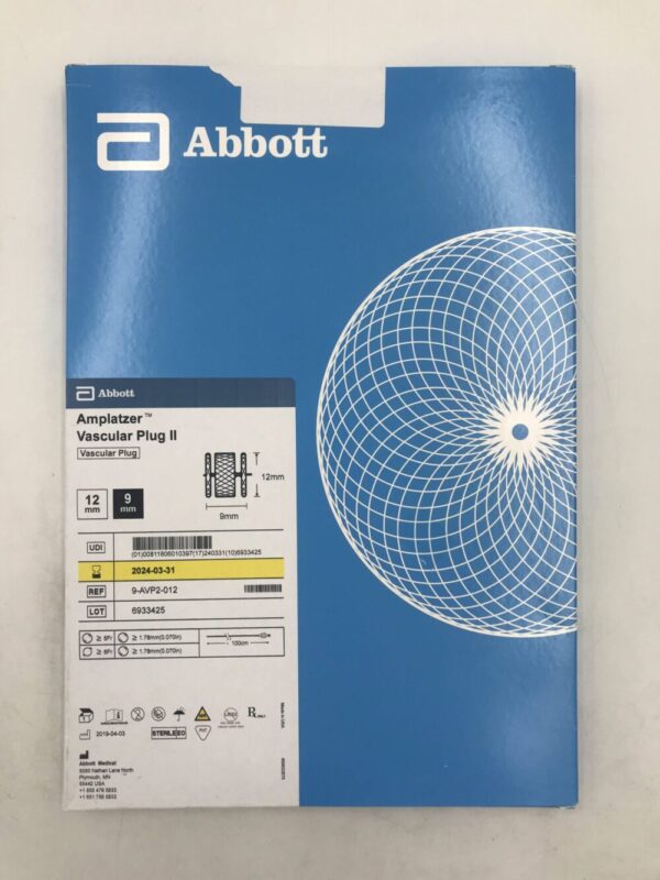 ABBOTT 9-AVP2-012 Amplatzer Vascular Plug II 12mm x 9mm(X)