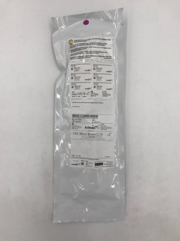 Arthrex AR-1938BC Suture Anchor BioComposite SutureTak Knotless with #2 Suture 3 x 12.7mm (X)