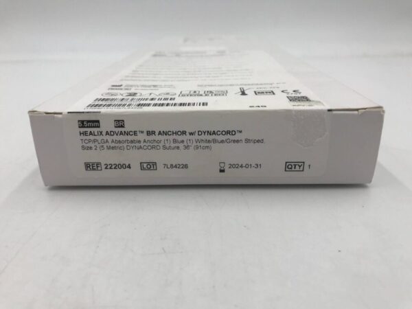 DePuy 222004 Healix Advance BR Anchor w/Dynacord 2 (5 metric) (X)