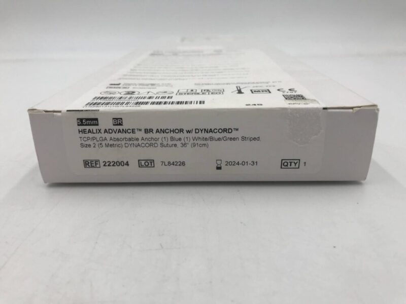 DePuy 222004 Healix Advance BR Anchor w/Dynacord 2 (5 metric) (X
