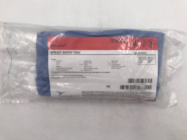 Cardinal Health 32-8302J Presource Breast Biopsy Tray