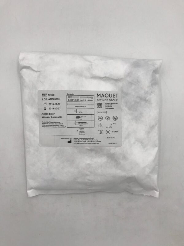 Maquet 12100 Avalon Elite Vascular Access Kit (X)
