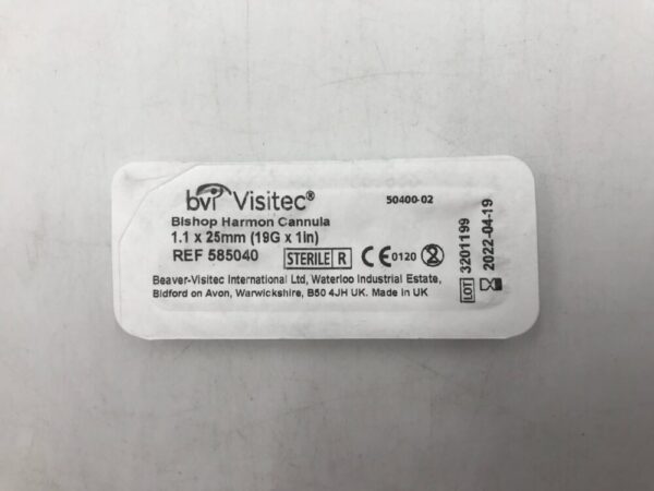 BVI Visitec 585040 Bishop Harmon Cannula 1.1 x 25mm (19G x 1in) (X)