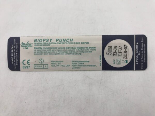 Miltex 33-35 Biopsy Punch 5mm (X)