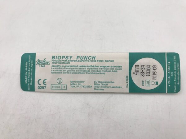 Miltex 33-34 Biopsy Punch 4mm (X)