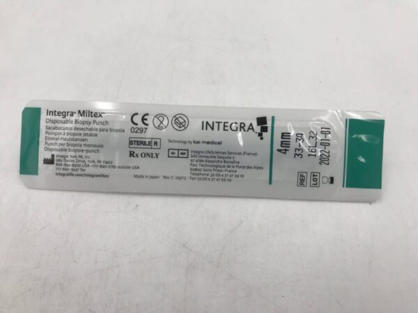 Integra 33-34 Miltex Biopsy Punch 4mm (X)
