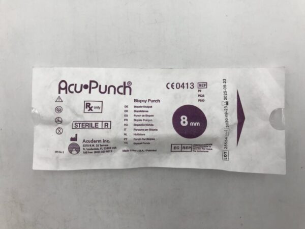 Acuderm P8 Acu-Punch Biopsy Punch