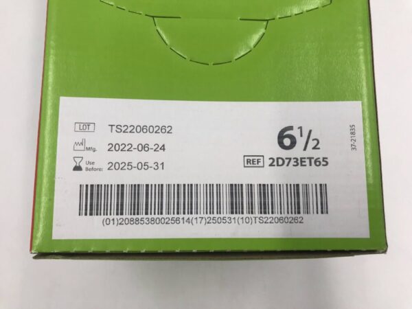 Cardinal Health 2D73ET65 Protexis PI Ortho Surgical Gloves Size 6-1/2 (40Pairs/Box)