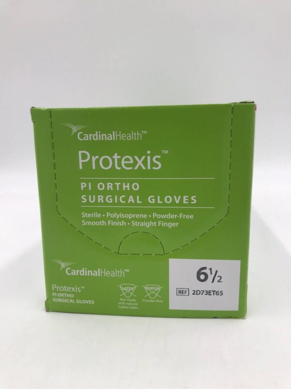 Cardinal Health 2D73ET65 Protexis PI Ortho Surgical Gloves Size 6-1/2 (40Pairs/Box)