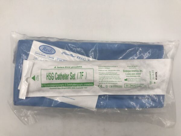 PanPac Medical BA07F HSG Catheter Set 7F and HSG Tray (X)