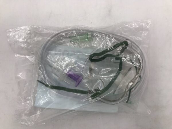 McKesson 86-777E Opti-Mist Clear Nebulizer Kit 7′ Oxygen Tubing Pediatric Aerosol Mask (X)
