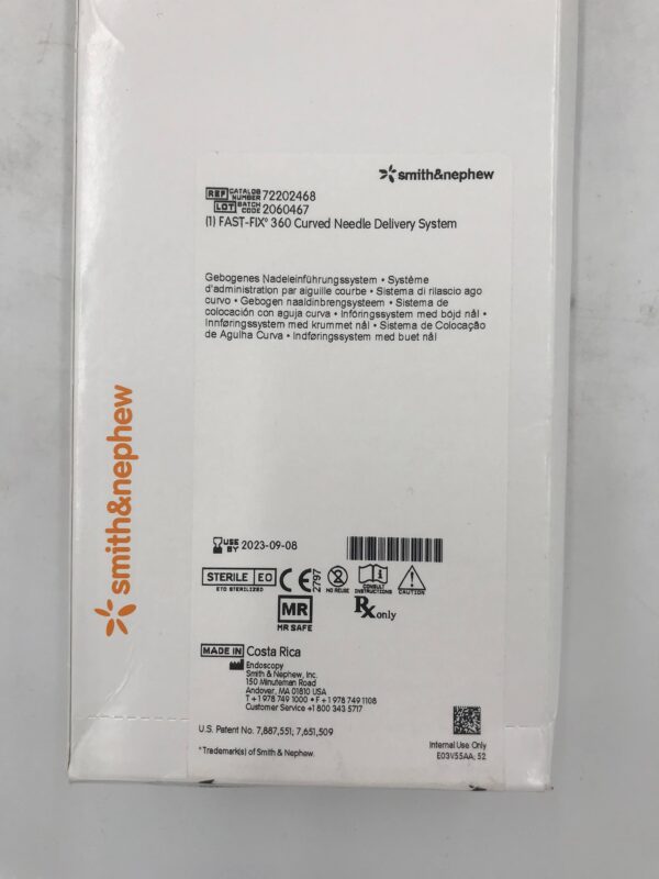 SMITH&NEPHEW 72202468 FAST-FIX 360 Curved Needle Delivery System (X)