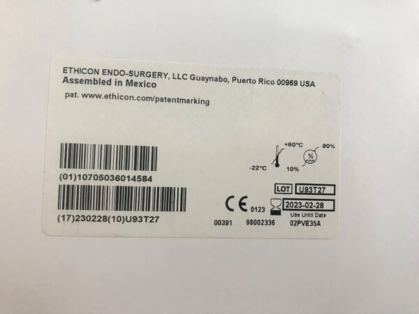 ETHICON PVE35A Echelon Flex Powered Vascular Stapler Advance Placement Tip 35mm x 320mm(X)