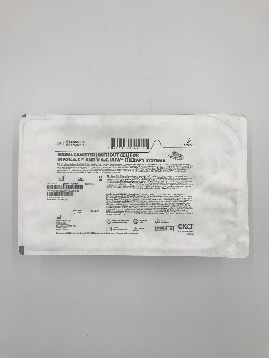 KCI M8275071 500ml Canister Without Gel