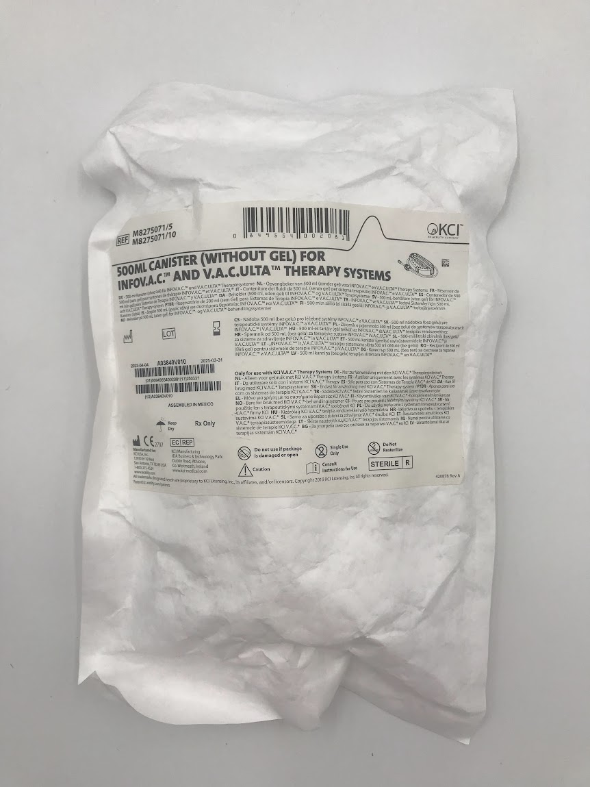 KCI M8275071 Canister Without Gel 500ml (X)