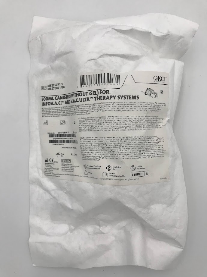 KCI M8275071 Canister Without Gel 500ml (X)