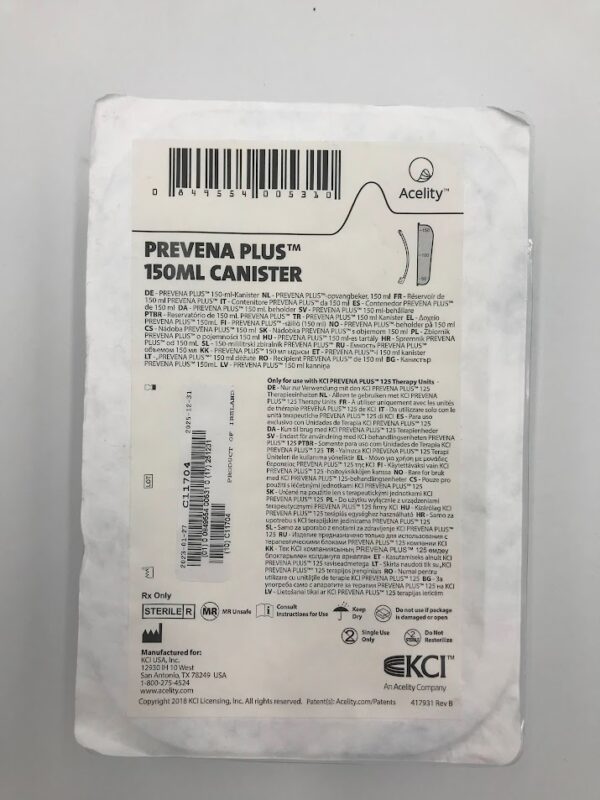 KCI PRE4095 Prevena Plus 150mL Canister