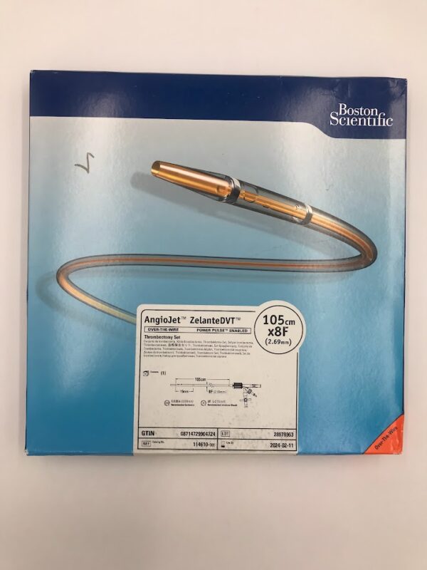 BOSTON SCIENTIFIC 114610 AngioJet ZelanteDVT OTW Power Pulse Enabled Thrombectomy Set 105cm x 8F(X)