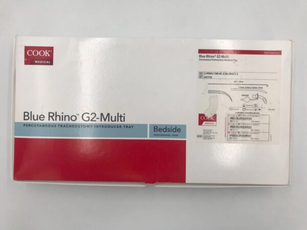 COOK G57722 Blue Rhino G2-Multi Percutaneous Tracheostomy Introducer Tray .052"/55cm (X)