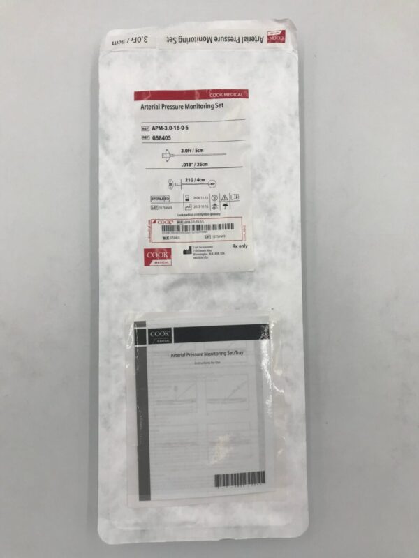 COOK G58405 Arterial Pressure Monitoring Set