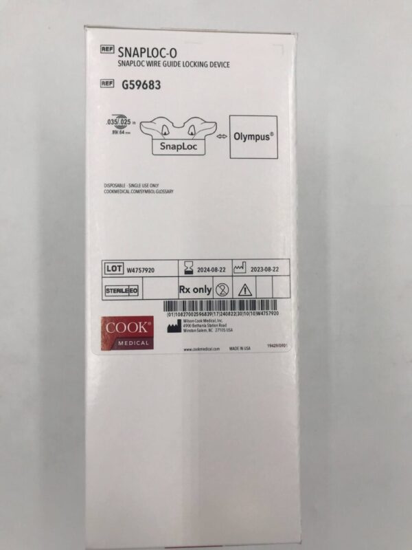 COOK G59683 SNAPLOC-O SnapLoc Wire Guide Locking Device (10/Box)(X)