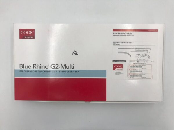 COOK G57717 Blue Rhino G2-Multi Percutaneous Tracheostomy Introducer Tray (X)