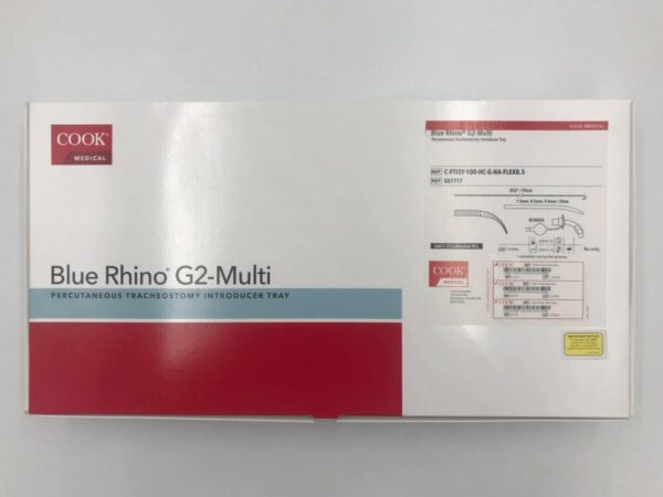 COOK G57717 Blue Rhino G2-Multi Percutaneous Tracheostomy Introducer Tray