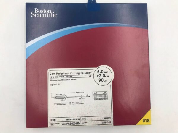 BOSTON SCIENTIFIC PCB602090 Peripheral Cutting Balloon OTW Microsurgical Dilatation Device 6mm x 2cm x 90cm (X)