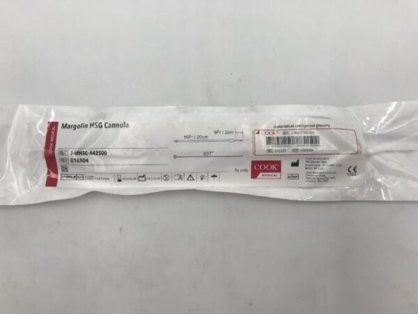 COOK G16504 Margolin HSG Cannula 16Fr/20cm