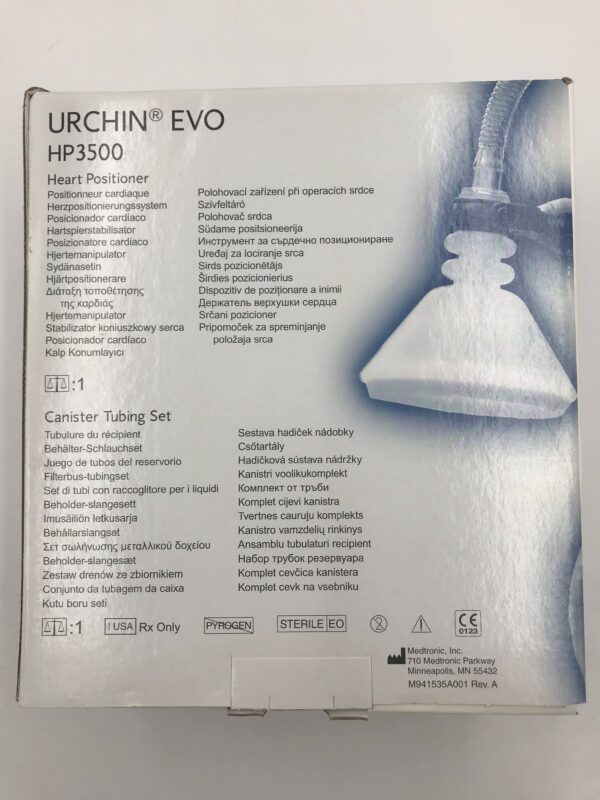 MEDTRONIC HP3500 URCHIN EVO Heart Positioner and Canister Tubing Set (X)