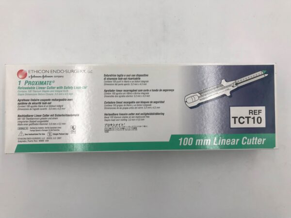 ETHICON TCT10 Proximate Reloadable Linear Cutter w/ Safety Lock-Out 100mm