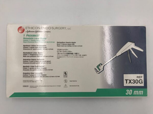 ETHICON TX30G PROXIMATE Reloadable Linear Stapler 30mm (X)