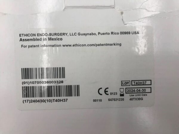 ETHICON TX30G PROXIMATE Reloadable Linear Stapler 30mm (X)