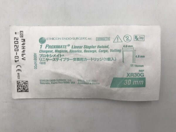 ETHICON XR30G 1 Proximate linear Stapler Reload 30mm (X)