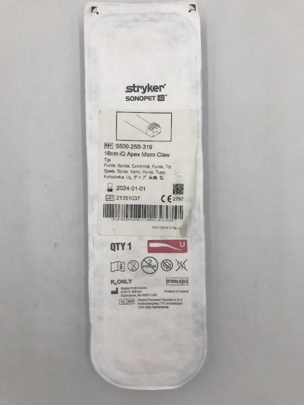 STRYKER 5500-25B-319 Sonopet iQ Apex Micro Claw 18cm (X)