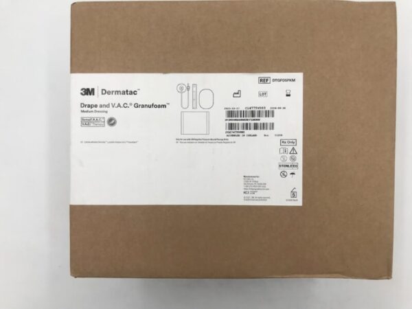 3M DTGF05PKM Drape and V.A.C. Granufoam Medium Dressing (5/Box)